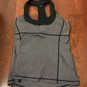 Lululemon Athletica Gray and Black Tank Top